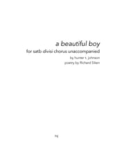 a beautiful boy SATB choral sheet music cover